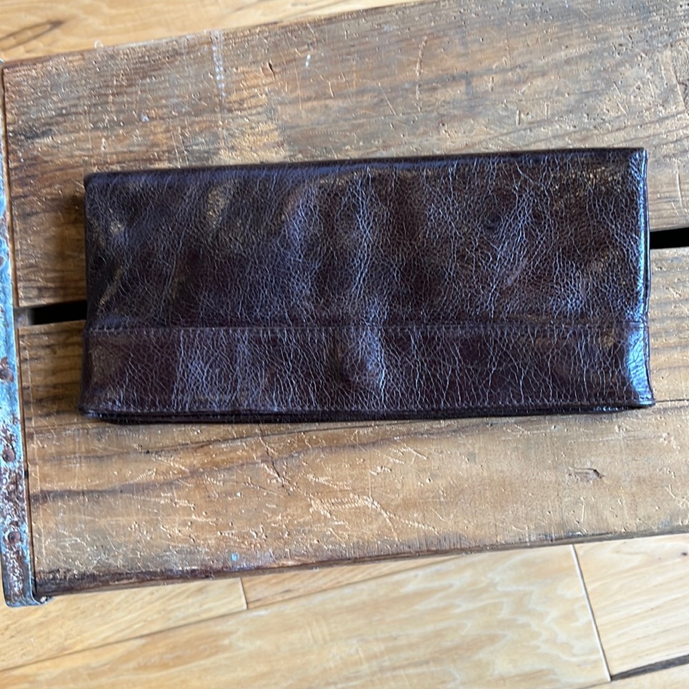 Jacqueline Jarrot leather clutch